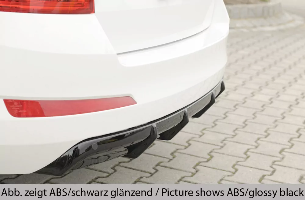 Rieger Heckeinsatz für Skoda Octavia (5E) - Lim. 02.13-01.17 (bis Facelift) carbon optik
