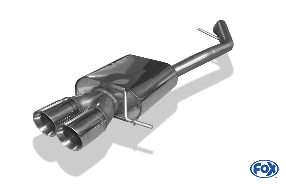 Seat Leon 5F ST - Starre Hinterachse  Endschalldämpfer - 2x90 Typ 25