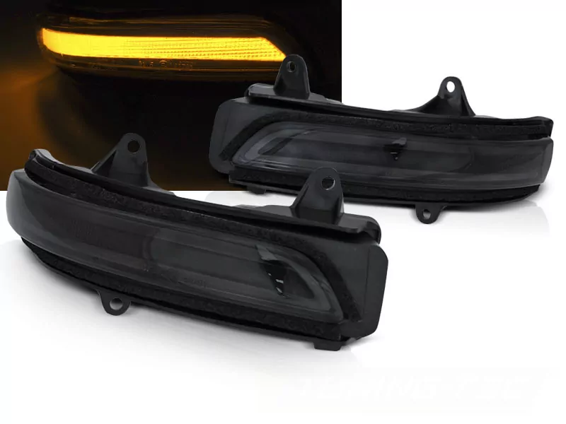 Indicator In The Mirror Smoke Led Seq Fits Toyota Lan Cruiser 150 09-
