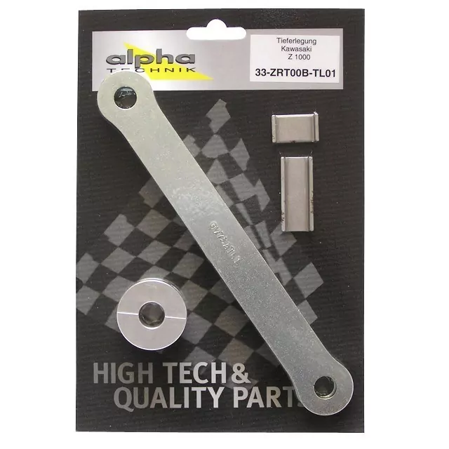 alpha TechnikTieferlegungssatz 30mm für Kawasaki Z1000 Typ ZRT00B Modelljahr 2007-