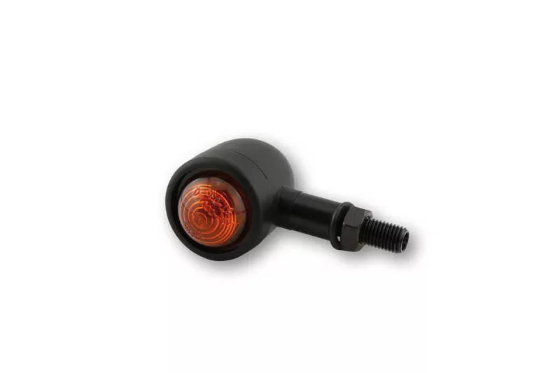 SHIN YO Old School Type 1 Indicators Black/Orange E-Approved (Pair)