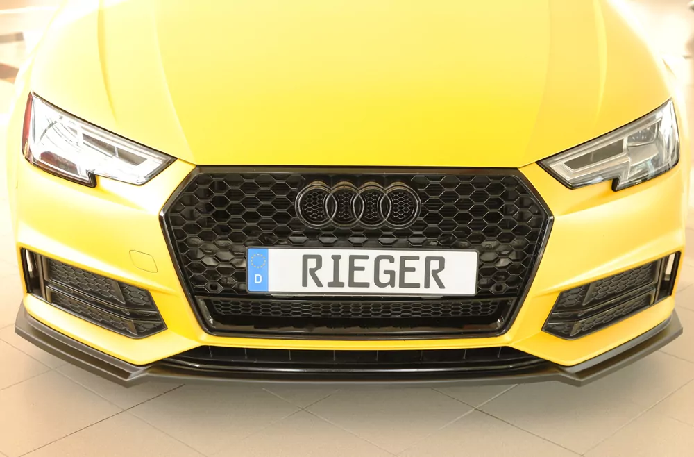 Rieger Spoilerschwert matt schwarz für Audi A4 (B9/F4) Avant 08.15-07.18 (bis Facelift 1)