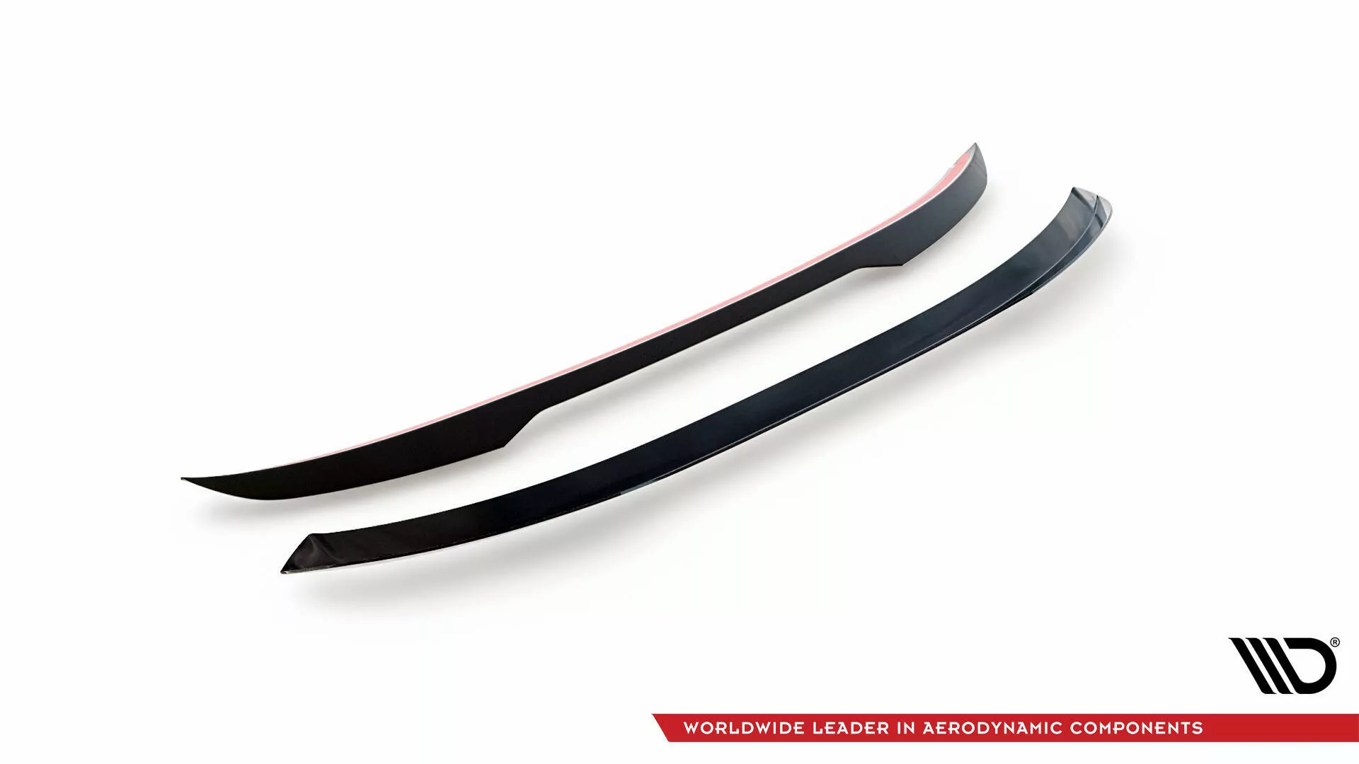 Spoiler CAP Für Jeep Compass Limited Mk2 Facelift Schwarz Hochglanz