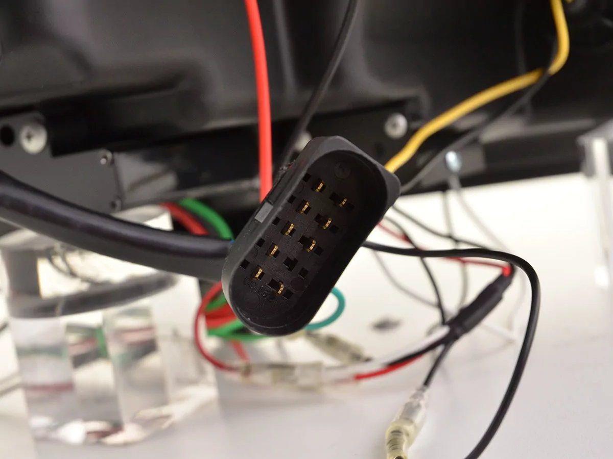 Scheinwerfer Set Daylight LED Tagfahrlicht VW Bus T5  ab 2009 schwarz