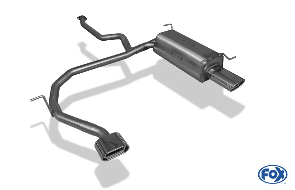 Hyundai Santa Fé - SM  Endschalldämpfer rechts/links - 135x80 Typ 53 rechts/links