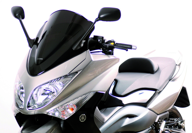 MRA Racingscheibe RM, Yamaha T-MAX 500 (XP) Bj. 2008-2011, schwarz mit ABE