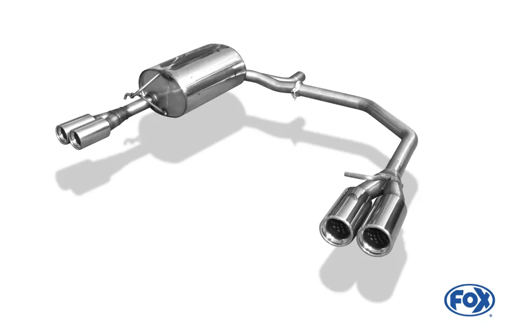 Skoda Octavia 1U 4x4  Endschalldämpfer Ausgang rechts/links  - 2x76 Typ 13 rechts/links