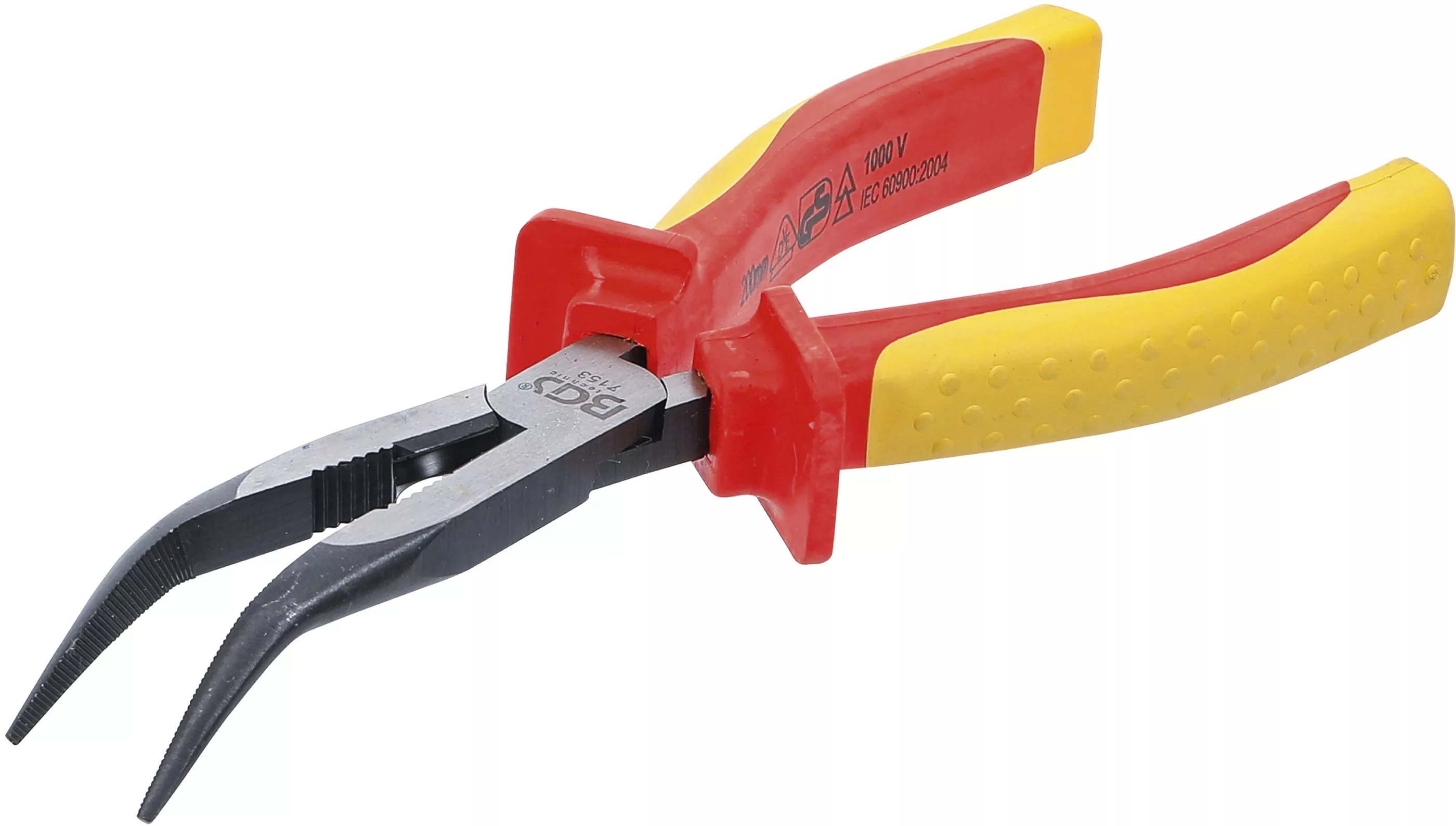 VDE-Telefonzange | abgewinkelt | 200 mm