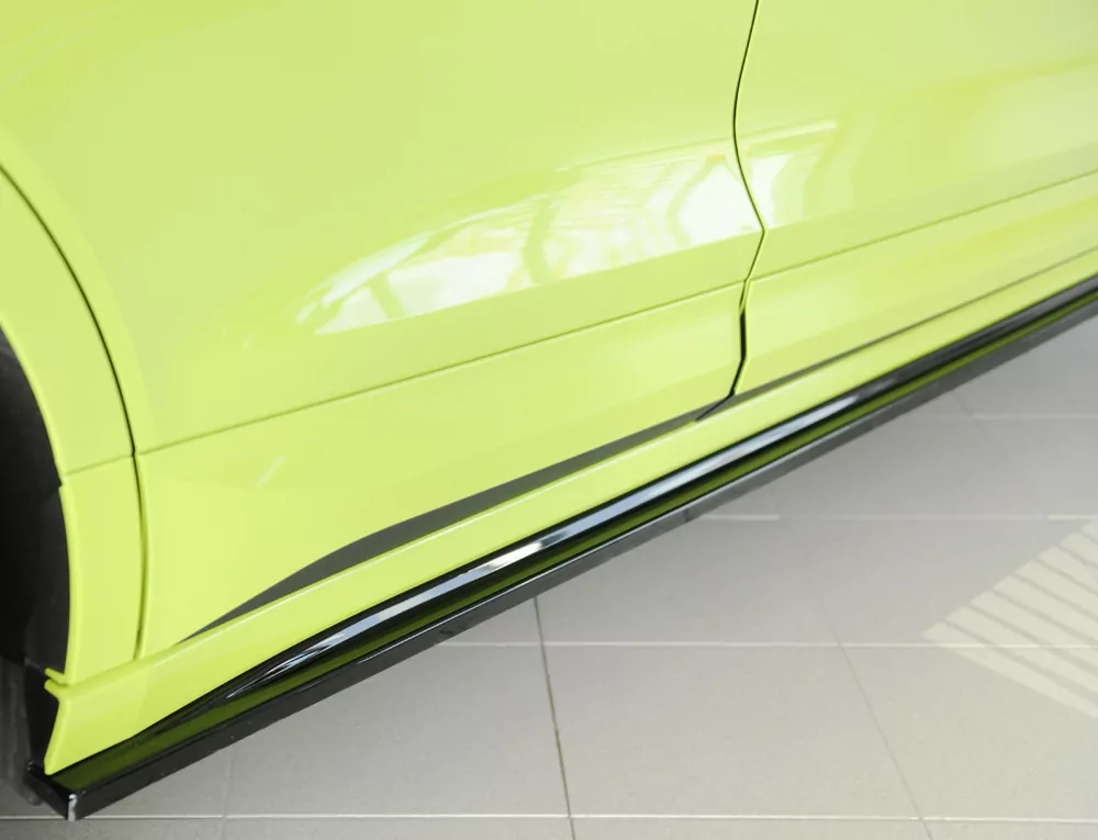 Rieger Seitenschweller rechts ansatz glanz schwarz für Skoda Enyaq iV RS (NY) SUV (5AZ) 07.21-