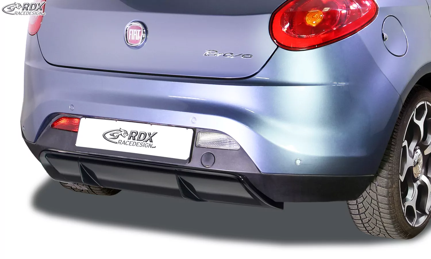 RDX Heckansatz für FIAT Bravo (198) Diffusor Heckblende Heckdiffusor