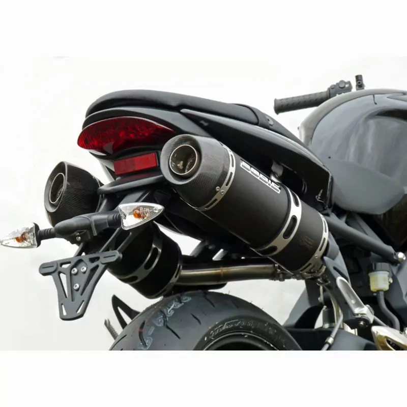 Bodis Oval Tec Auspuff Triumph 675 Street Triple 2007-2012