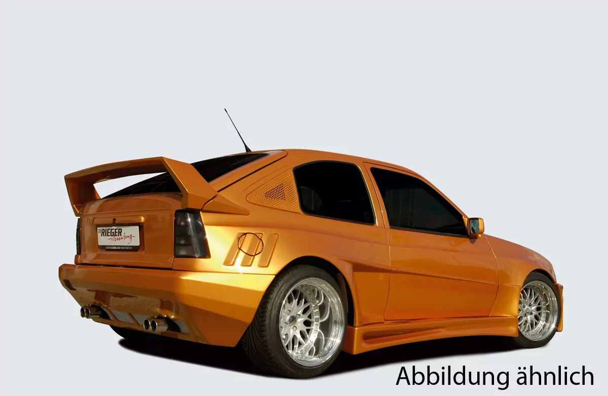 Rieger Heckflügel Breitbau II für Opel Kadett E | 3-tür. 09.88-09.95 ohne seitliche Ansätze