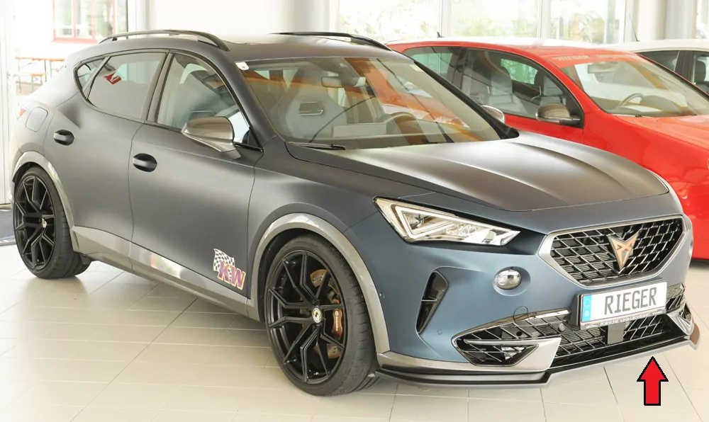 Rieger Spoilerschwert matt schwarz für Cupra Formentor VZ (KM)  07.20-06.24 (bis Facelift)