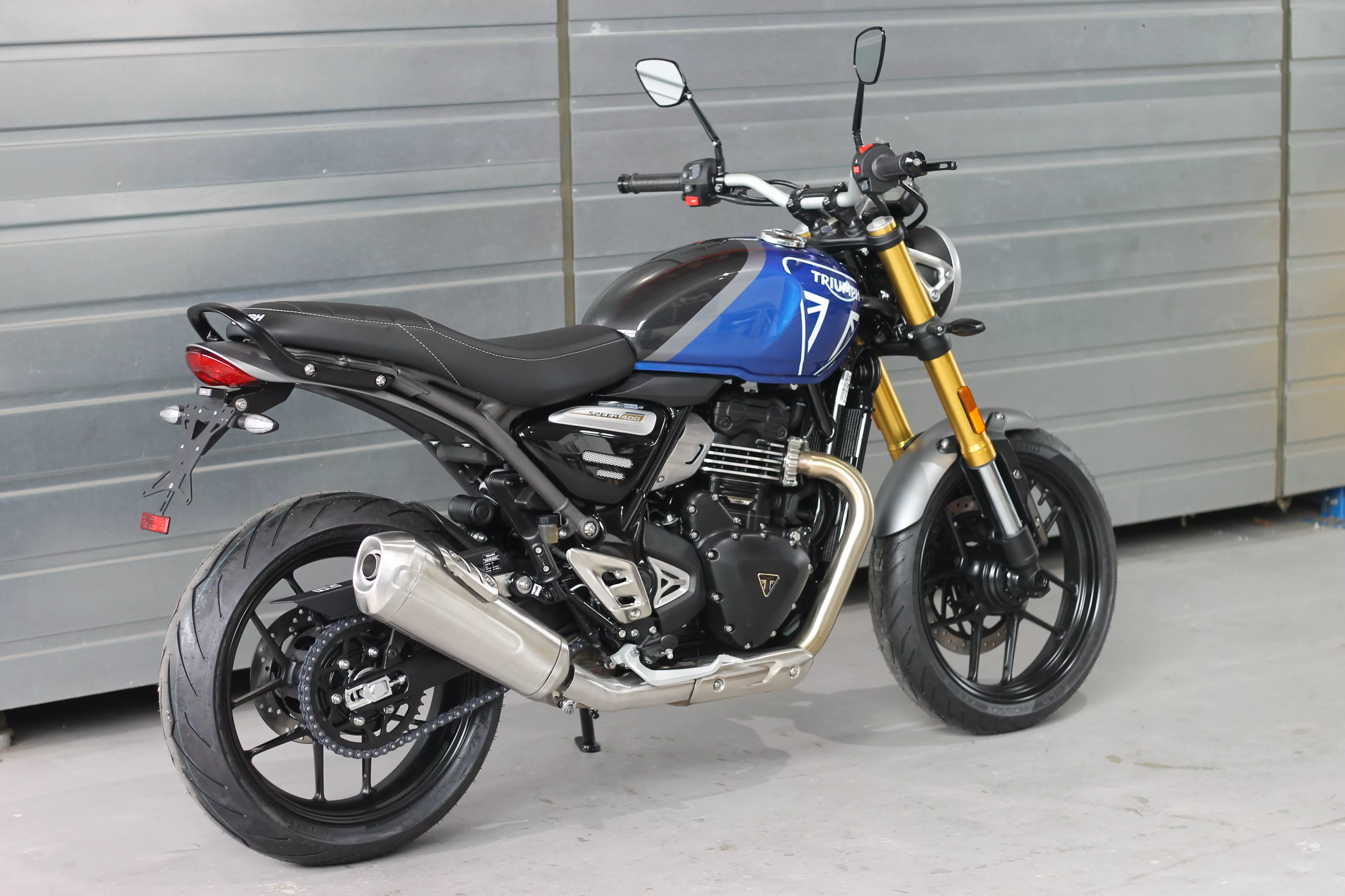 MG Biketec Kennzeichenhalter für Triumph Speed 400 ab 2024