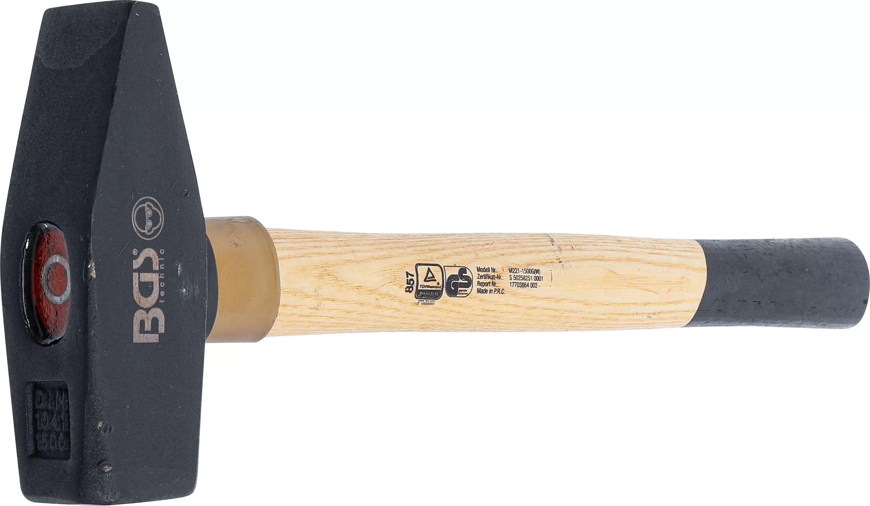 Schlosserhammer | Holz-Stiel | DIN 1041 | 1500 g