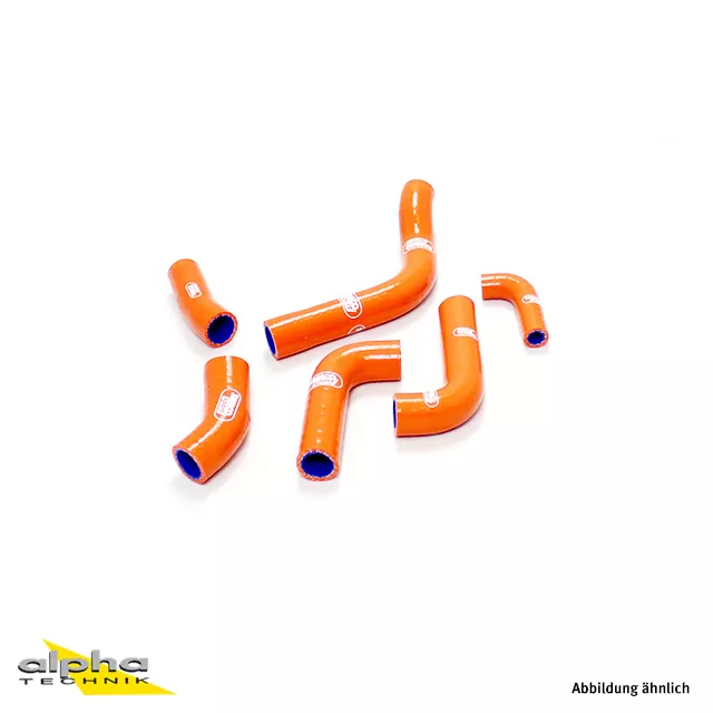 SAMCO SPORT Siliconschlauch Kit OEM Design orange für KTM 250 EXC-F 250 XCF-W 350 EXC-F 350 XCF-W Husaberg FE 250 FE 350 Husqvarna FE 250 FE 350