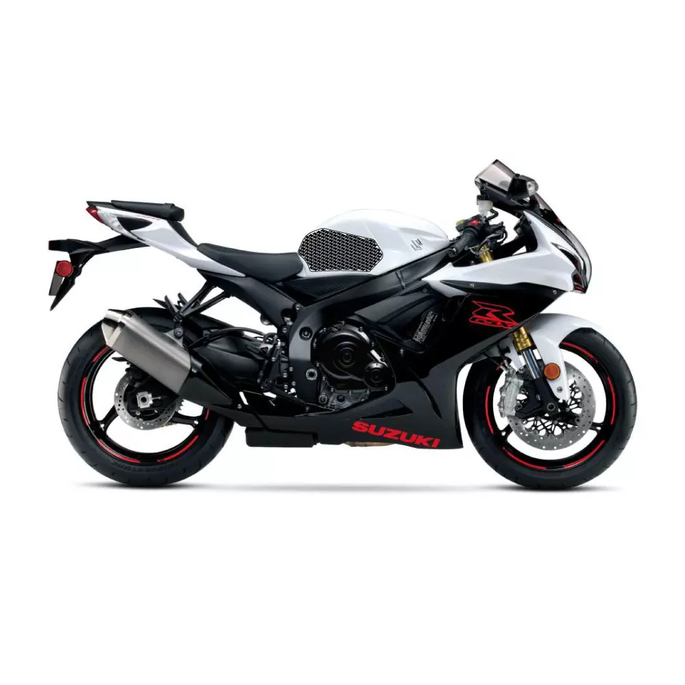 Stompgrip Traction Pad Icon für Suzuki GSX-R 750 11-22 Schwarz