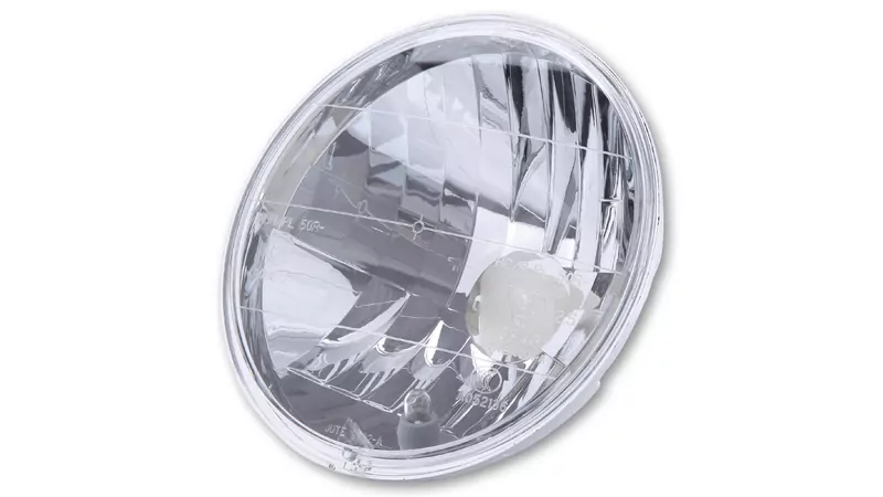 SHIN YO Hauptscheinwerfer-Einsatz 6 1/2 Zoll, je 1x klare Scheibe und Prismenreflektor E-geprüft