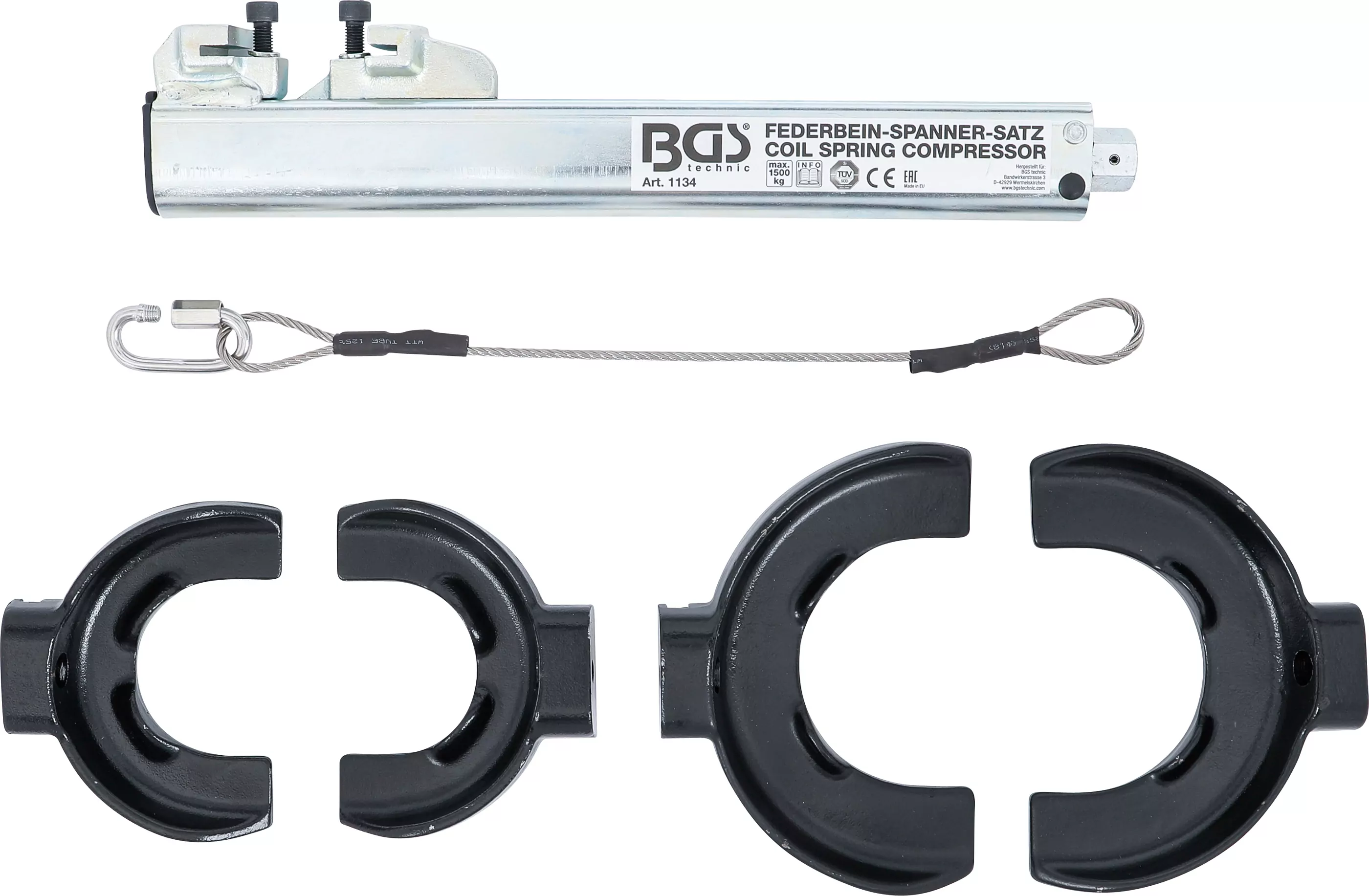 Federspanner-Satz | 1500 kg