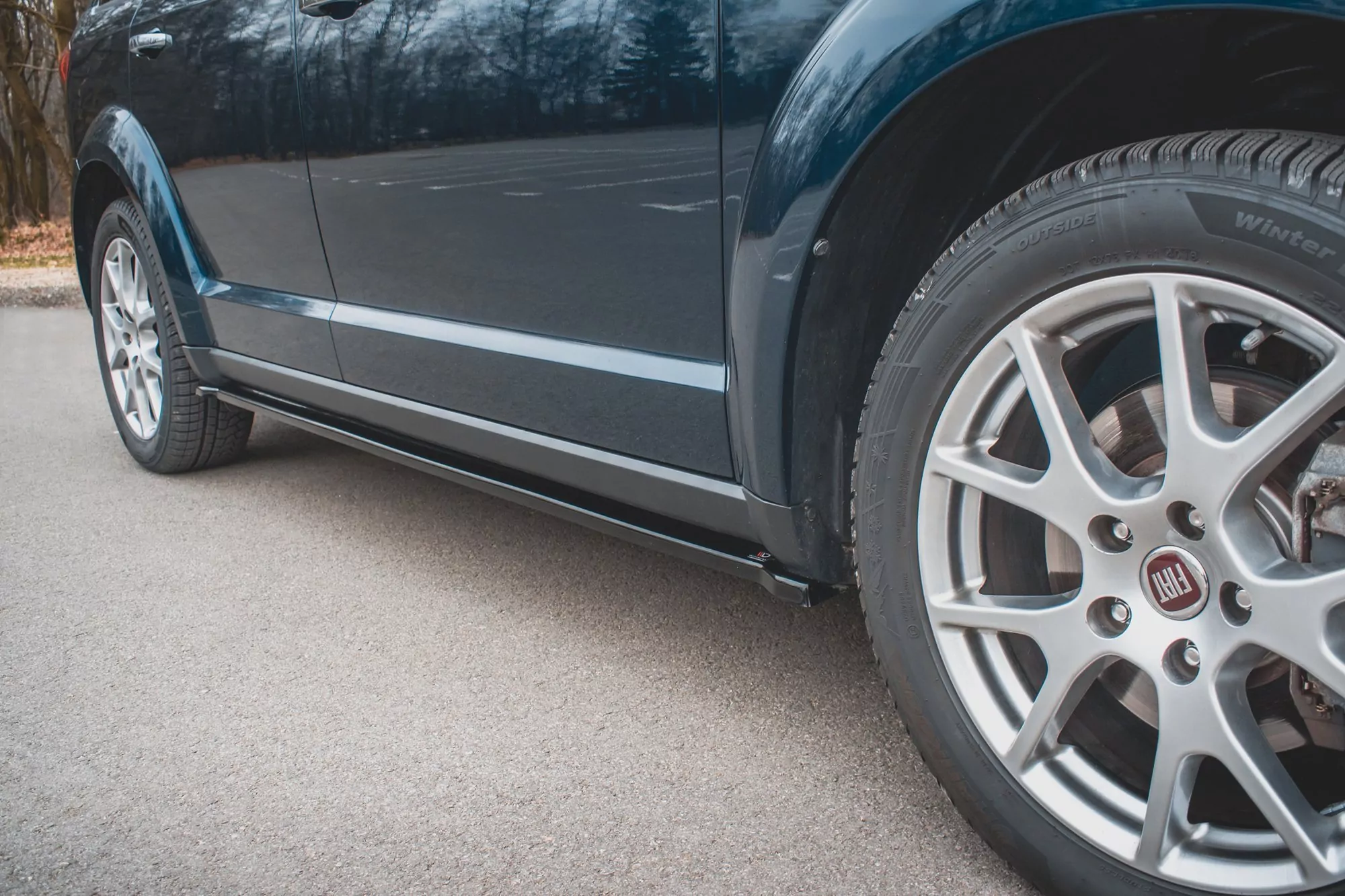 Seitenschweller Ansatz Passend Für Passend Für Fiat Freemont Schwarz Hochglanz Schwarz Hochglanz