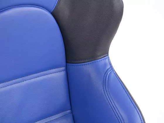 FK Sportsitze Auto Halbschalensitze Set Edition 1 Kunstleder blau/schwarz