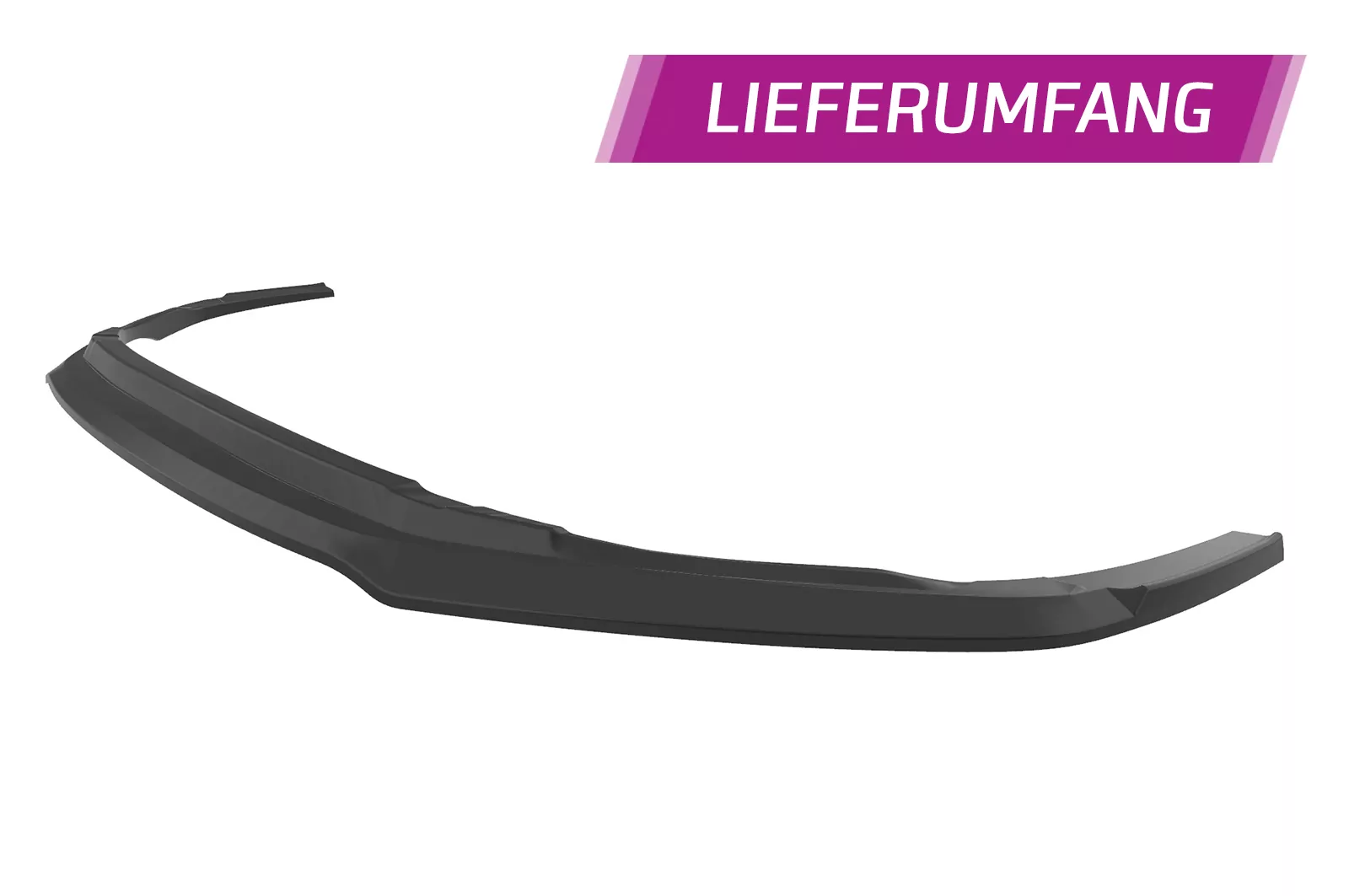 Cup-Spoilerlippe mit ABE für Porsche 718 Cayman/Boxster GTS 4.0 (982) CSL575 Schwarz Strukturiert