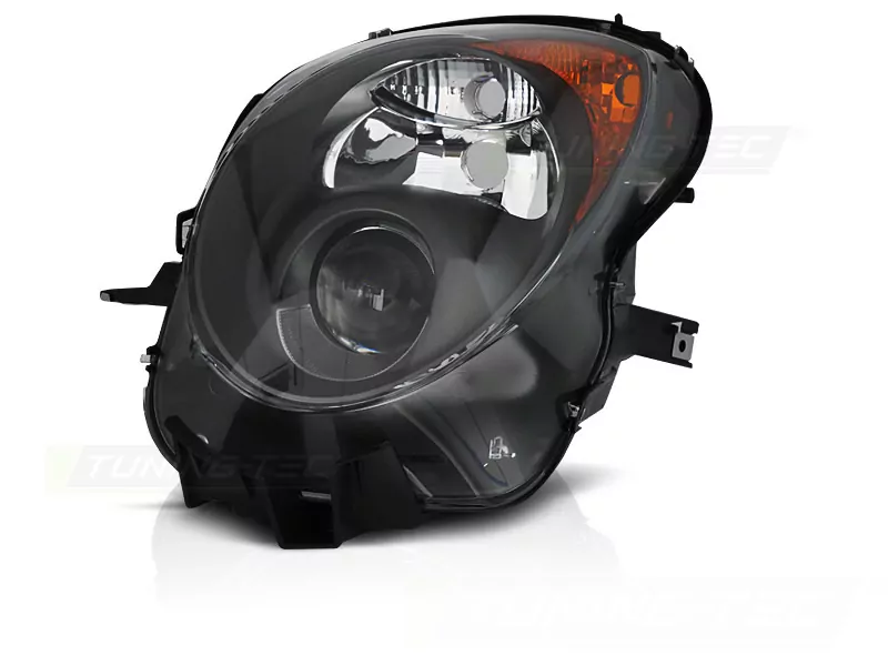 Headlight Black Left Side Tyc Fits Alfa Romeo Mito 08-15