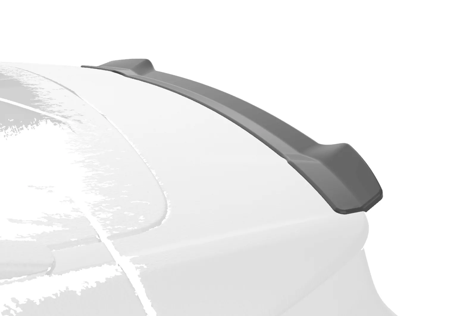 Heckflügel mit ABE für Hyundai Kona HF936 Schwarz Strukturiert