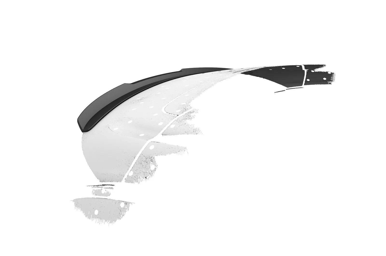 Heckflügel mit ABE für Opel Insignia B Sports Tourer HF776-M Carbon Look (matt)