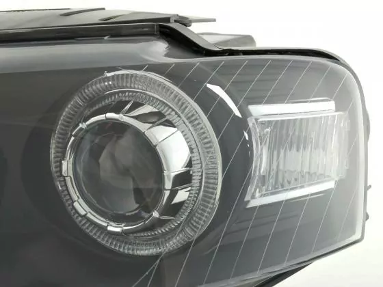 Scheinwerfer Set Angel Eyes VW Passat Typ B6 05-11 schwarz