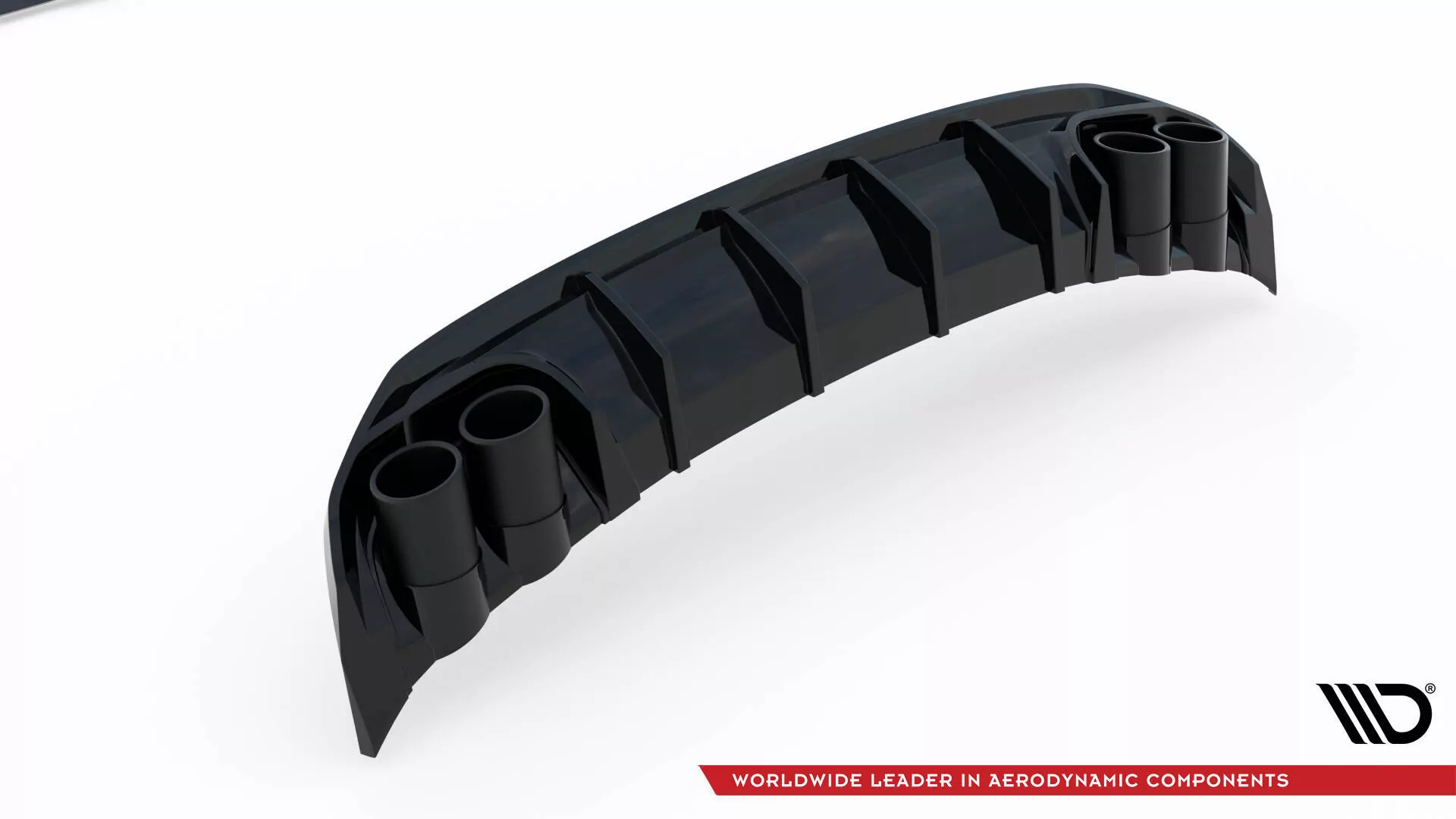 Diffusor Heck Ansatz Für + Endschalldampfer Sportauspuff Attrappe Audi A3 S-Line Limousine 8Y