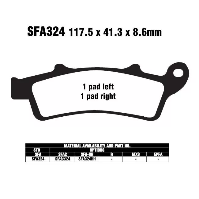 EBC SFA324 HH Scooter