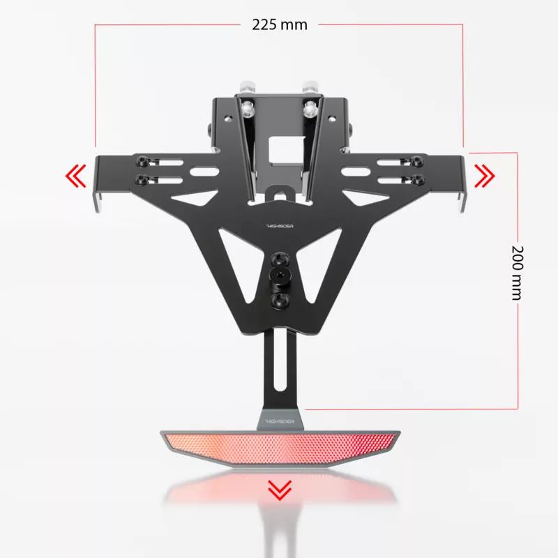 HIGHSIDER AKRON-RS, CB 500 F/FA, 17- (PC58/63), CBR 500 R/RA, 17- (PC57/62), ohne Kennzeichenbeleuchtung
