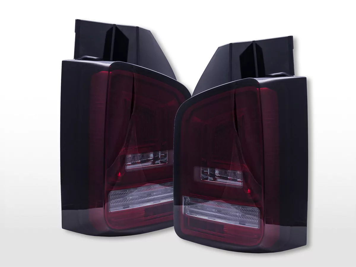 LED Rückleuchten VW T5  2010-2015 Heckklapentür-Version rot/smoke