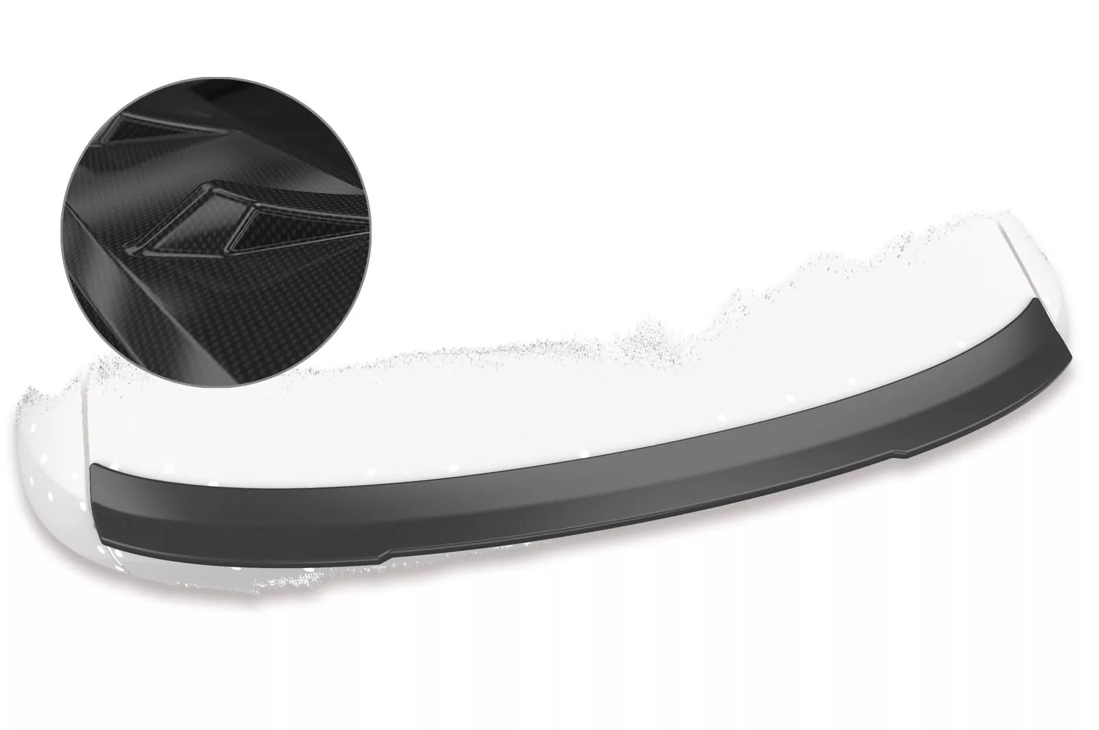 Heckflügel mit ABE für BMW 3er G20 Limousine HF730-C Carbon Look Hochglanz