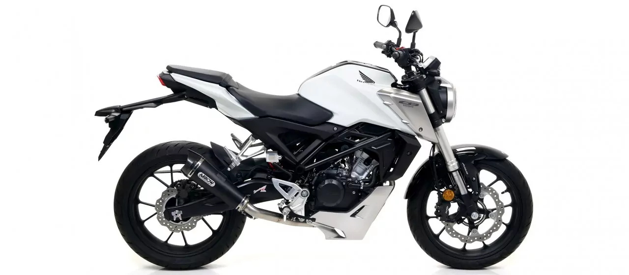 Arrow X-Kone Edelstahl HONDA CB 125 R 18-20