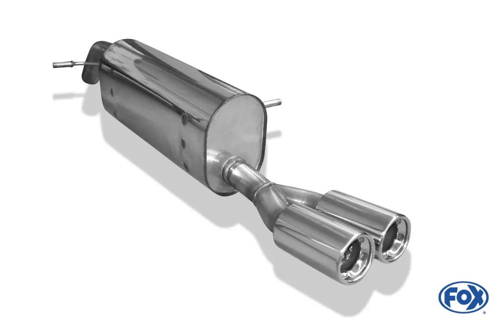 Peugeot 207 SW  Endschalldämpfer einseitig - 2x80 Typ 13