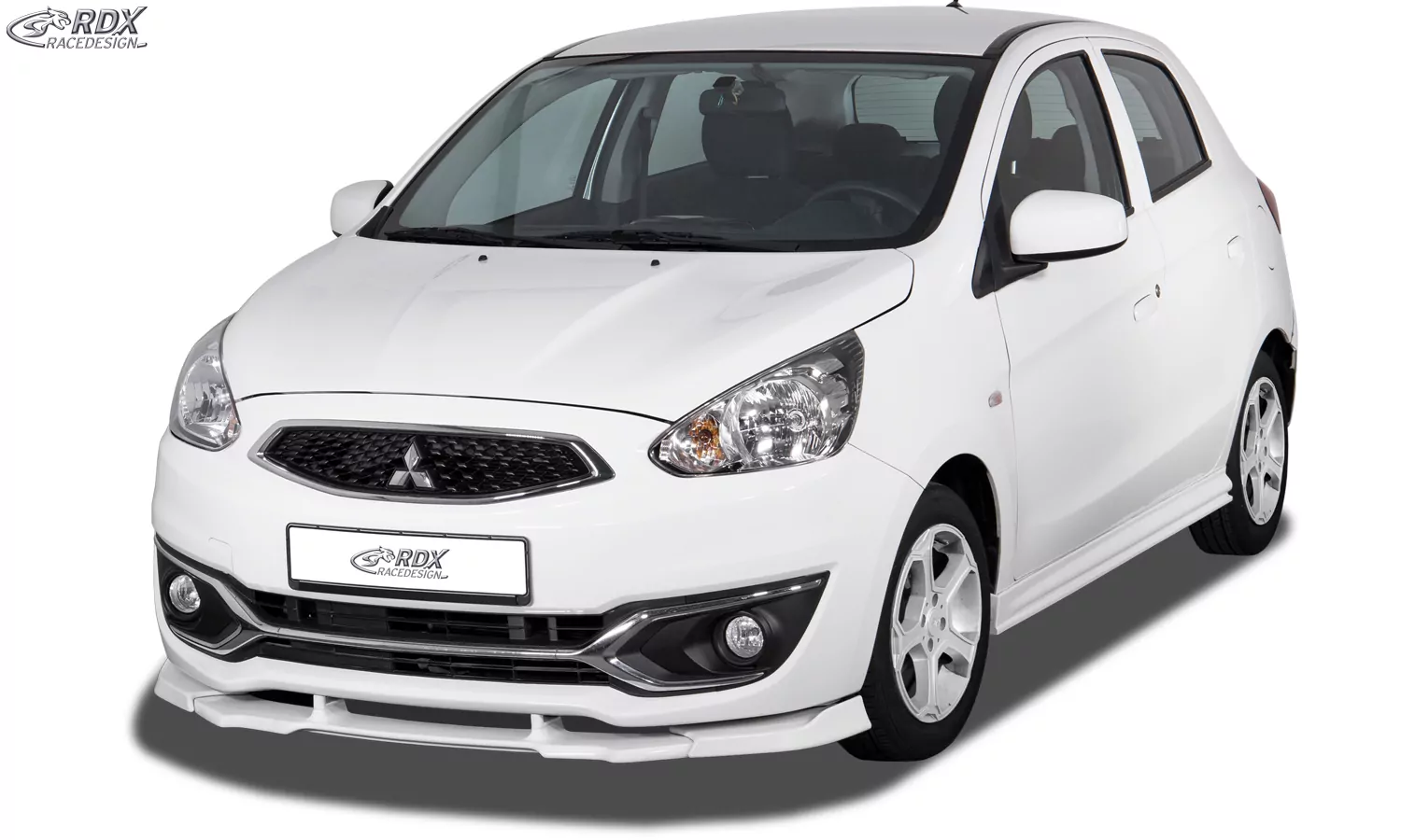 RDX Frontspoiler VARIO-X für MITSUBISHI Space Star & Mirage (2016-2020) Frontlippe Front Ansatz Vorne Spoilerlippe