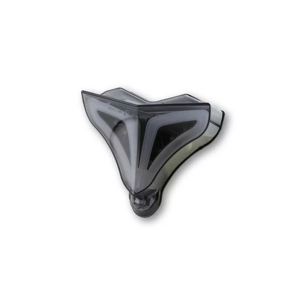HIGHSIDER smart LED Rücklicht Schwarz Yamaha Style, E-geprüft (1Stck)