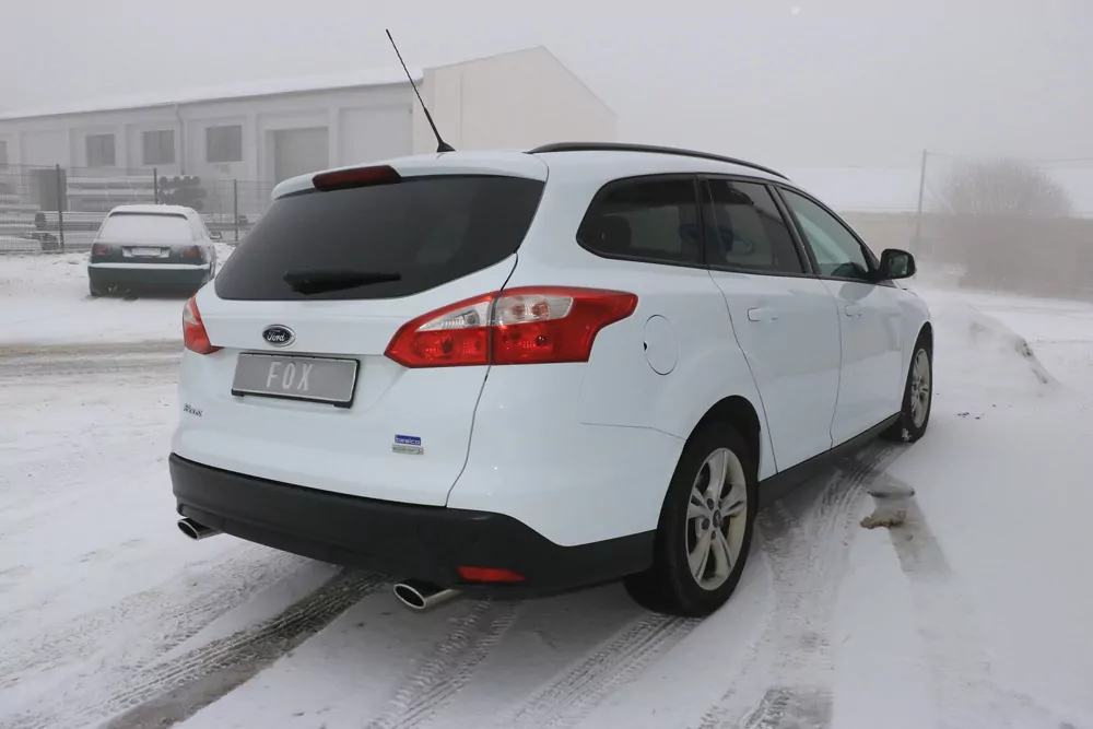 Ford Focus III Ecoboost - Turnier/ Kombi  Endschalldämpfer Ausgang rechts/links - 106x71 Typ 32 rechts/links