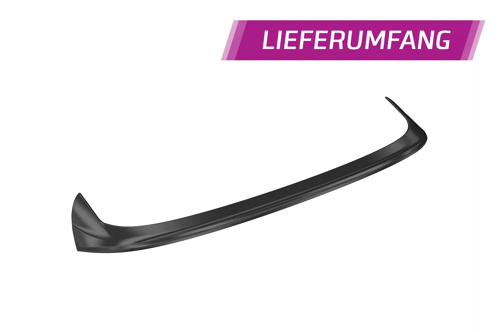 Heckflügel mit ABE für VW Arteon Shooting Brake HF943 Schwarz Strukturiert