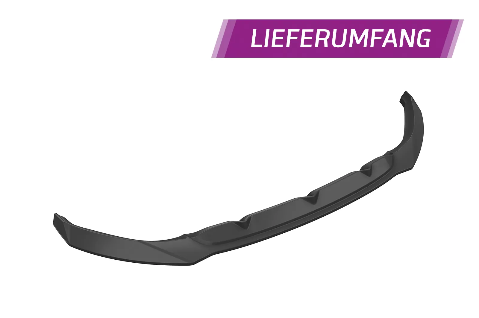Cup-Spoilerlippe mit ABE für Land Rover Range Rover Evoque (L551) CSL732 Schwarz Strukturiert