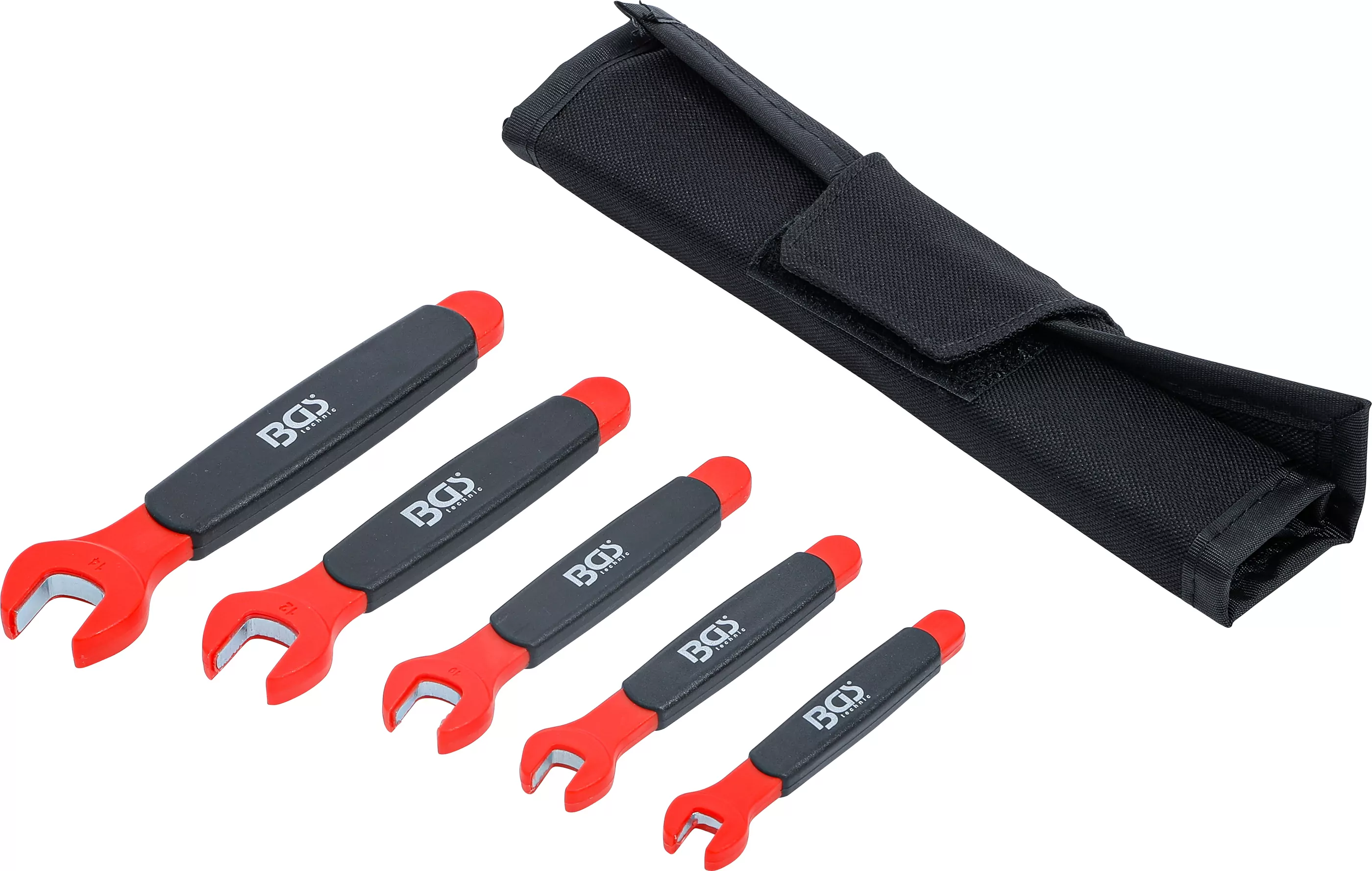 VDE-Einmaulschlüssel-Satz | SW 7 - 14 mm | 5-tlg.