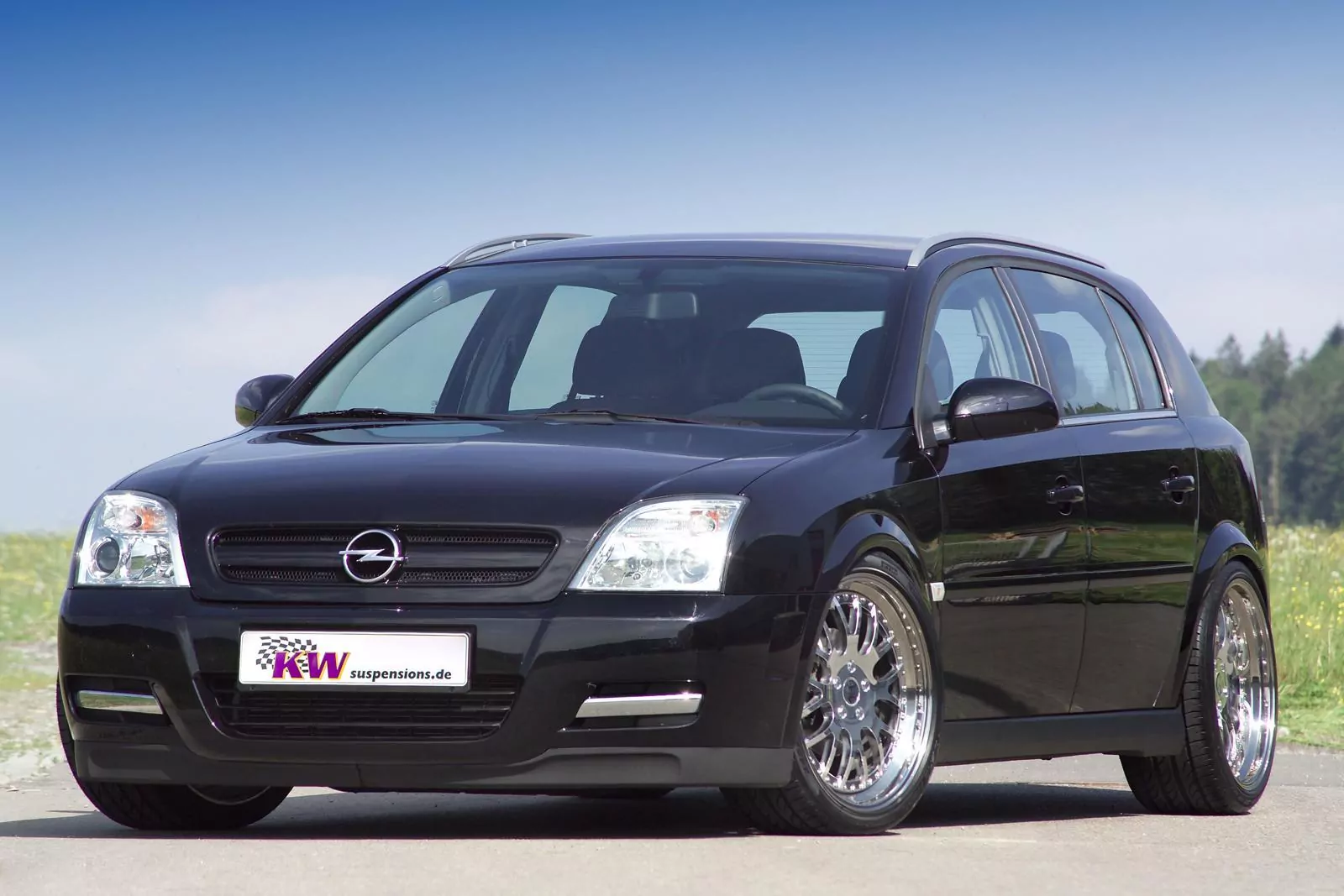 KW Gewindefahrwerk V1 inox (inkl. Stilllegung f. elektr. Dämpfer) OPEL VECTRA C Caravan (Z02, Z_) 10/2003-01/2009