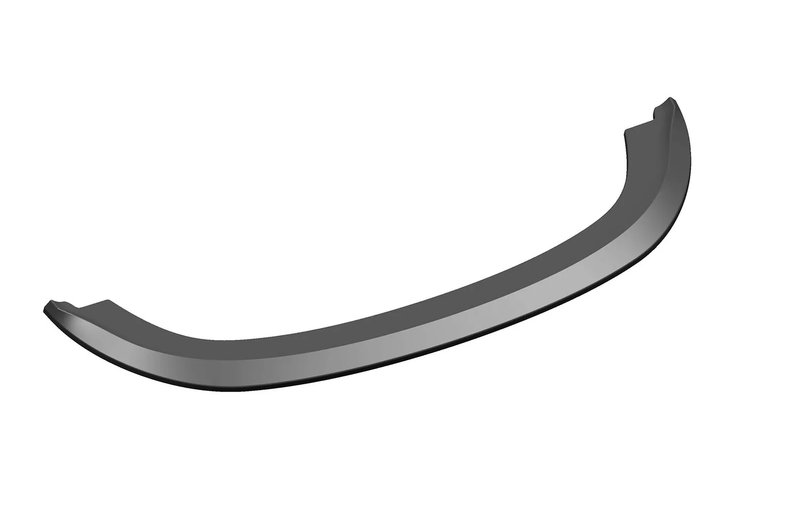 Cup-Spoilerlippe mit ABE für VW Touran I (Typ 1T) CSL005-M Carbon Look (matt)