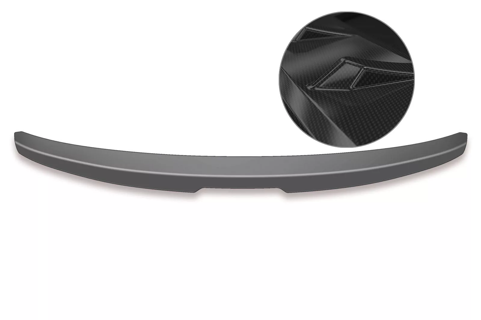 Heckflügel mit ABE für Audi A1 GB HF569-C Carbon Look Hochglanz