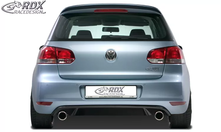 RDX Heckansatz für VW Golf 6 "GTI-Look" Heckeinsatz Heckblende Diffusor