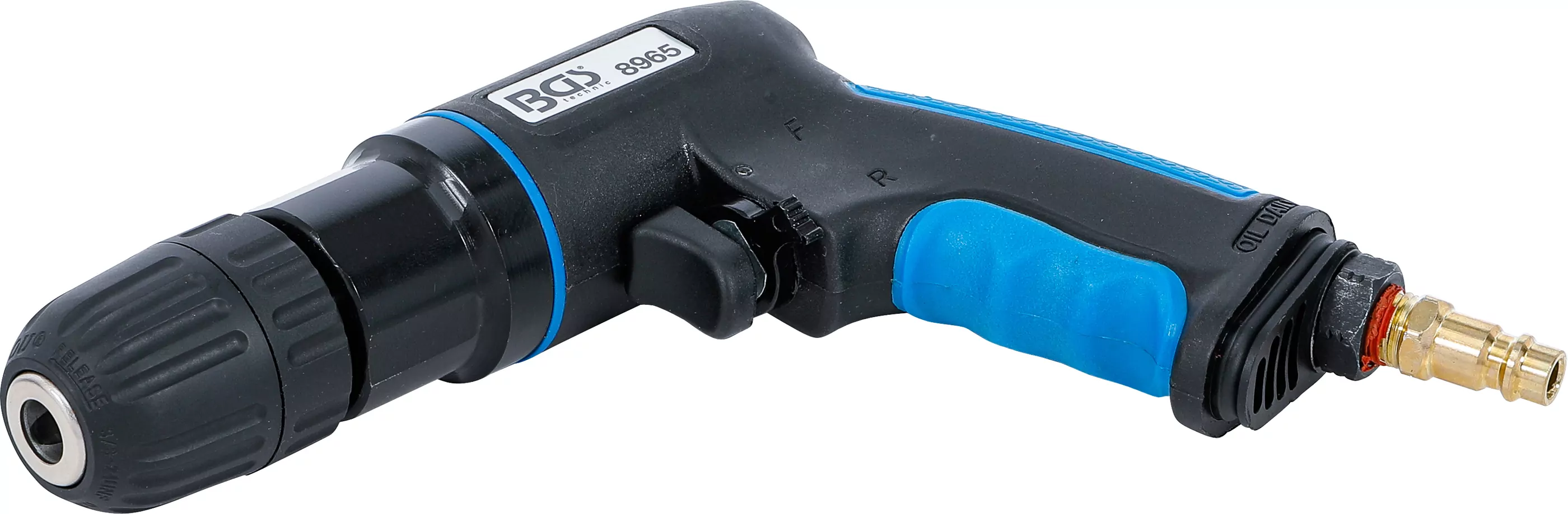 Druckluft-Bohrmaschine mit 10 mm Schnellspannfutter