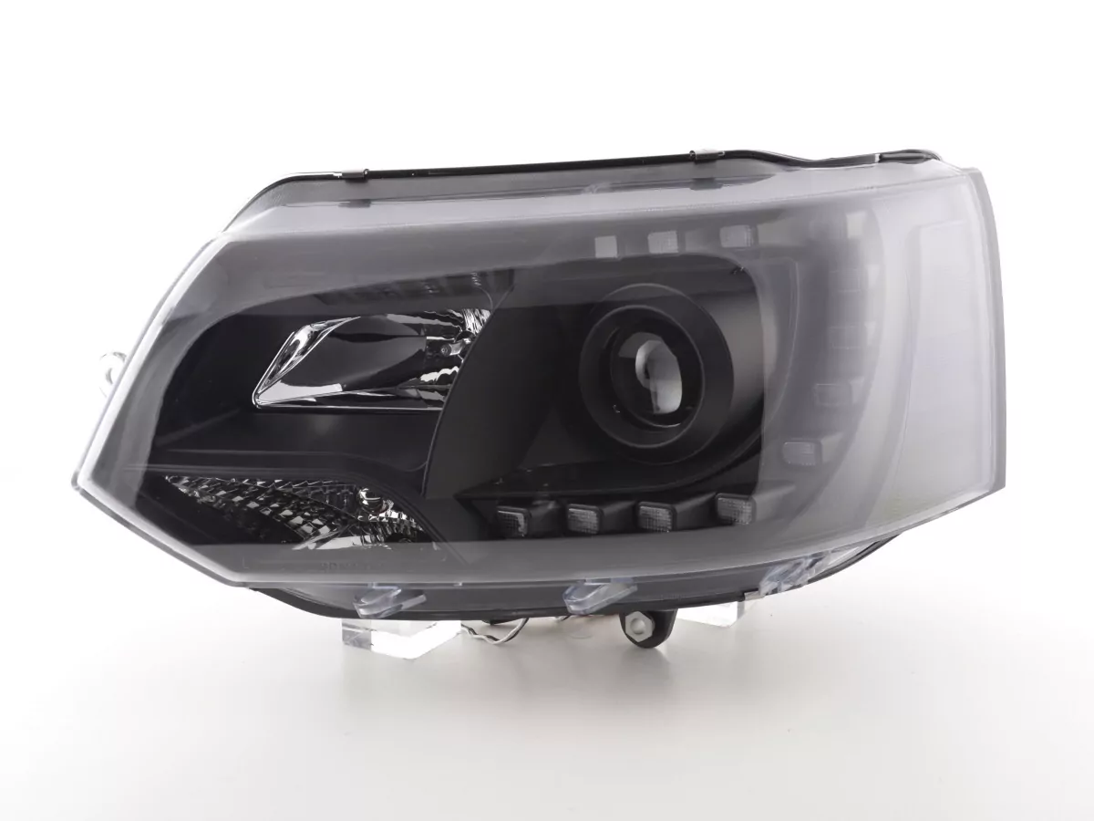 Scheinwerfer Set Daylight LED Tagfahrlicht VW Bus T5 Bj. ab 2009 schwarz