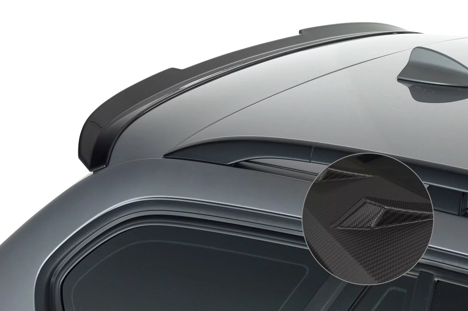Heckflügel mit ABE für BMW 3er E91 HF667-M Carbon Look (matt)